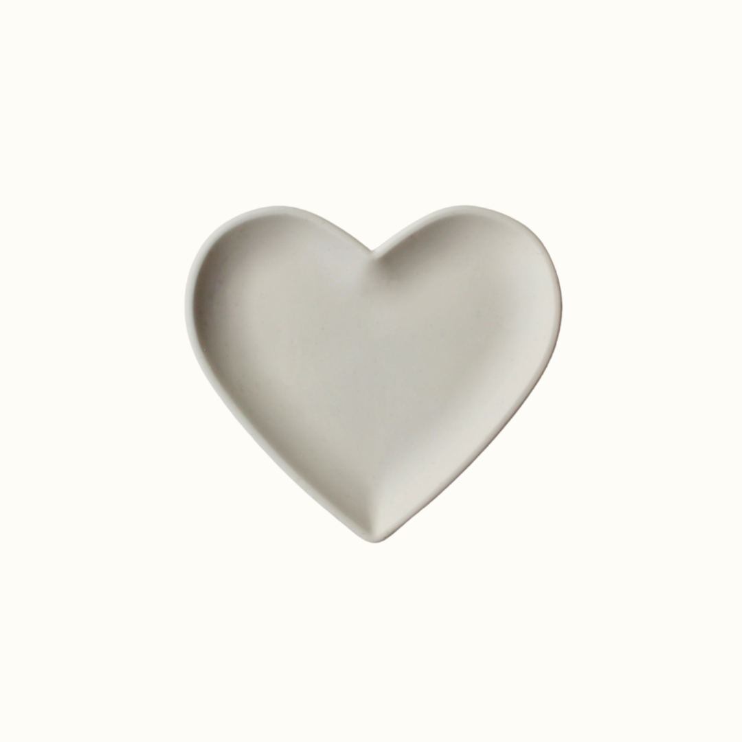 Heart Trinket Dish / Pearl